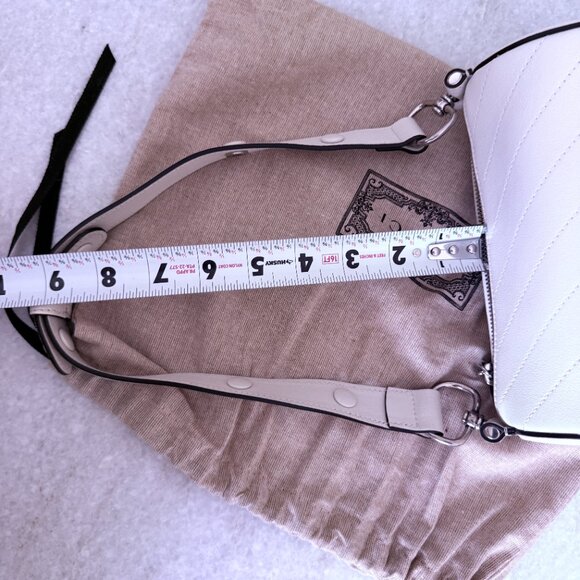 Gucci 760710 Blondie Mini Cylinder Shoulder Bag White Leather - Picture 15 of 15